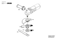 Bosch 3 603 C99 500 Pws 700 Angle Grinder 230 V / Eu Spare Parts